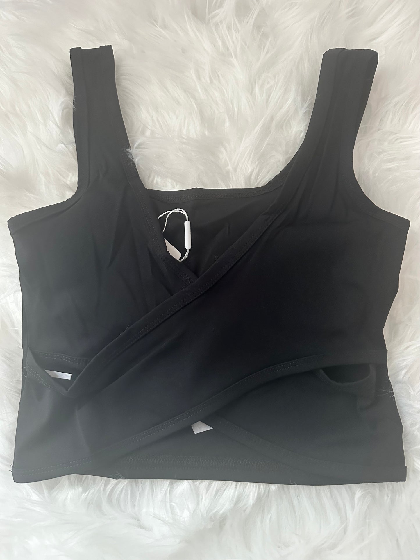 Black Basic Crop Top